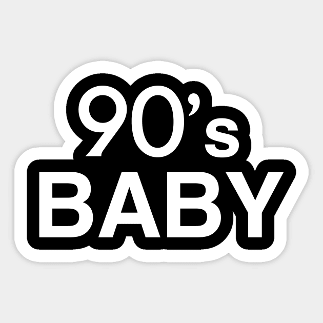 90's Baby Sticker by TheCosmicTradingPost